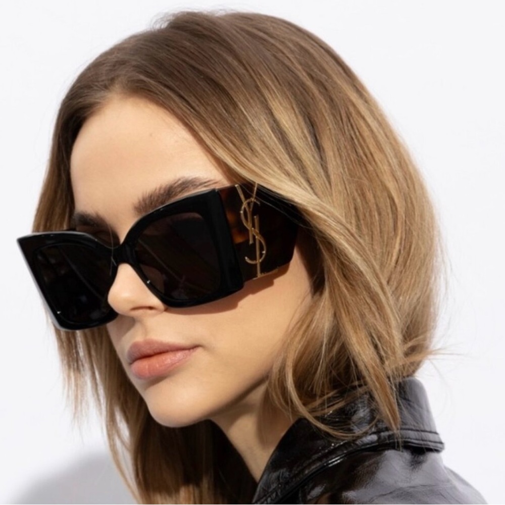Saint Laurent SL M119 BLAZE 002 Havana Gold YSL Sunglasses